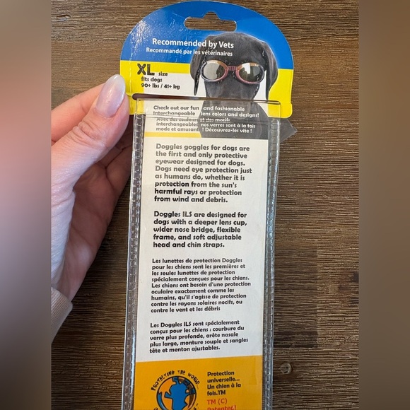 NEW IN PACKAGE Doggles ILS dog goggles size XL - Picture 2 of 5